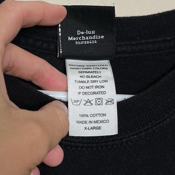 Vintage Harley Davidson Flaming Eagle Hollywood California T Shirt 2006 - Picture 6 of 6